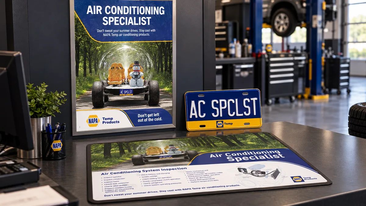 NAPA Temp Products: 2026 NAPA Temp Promo Kit