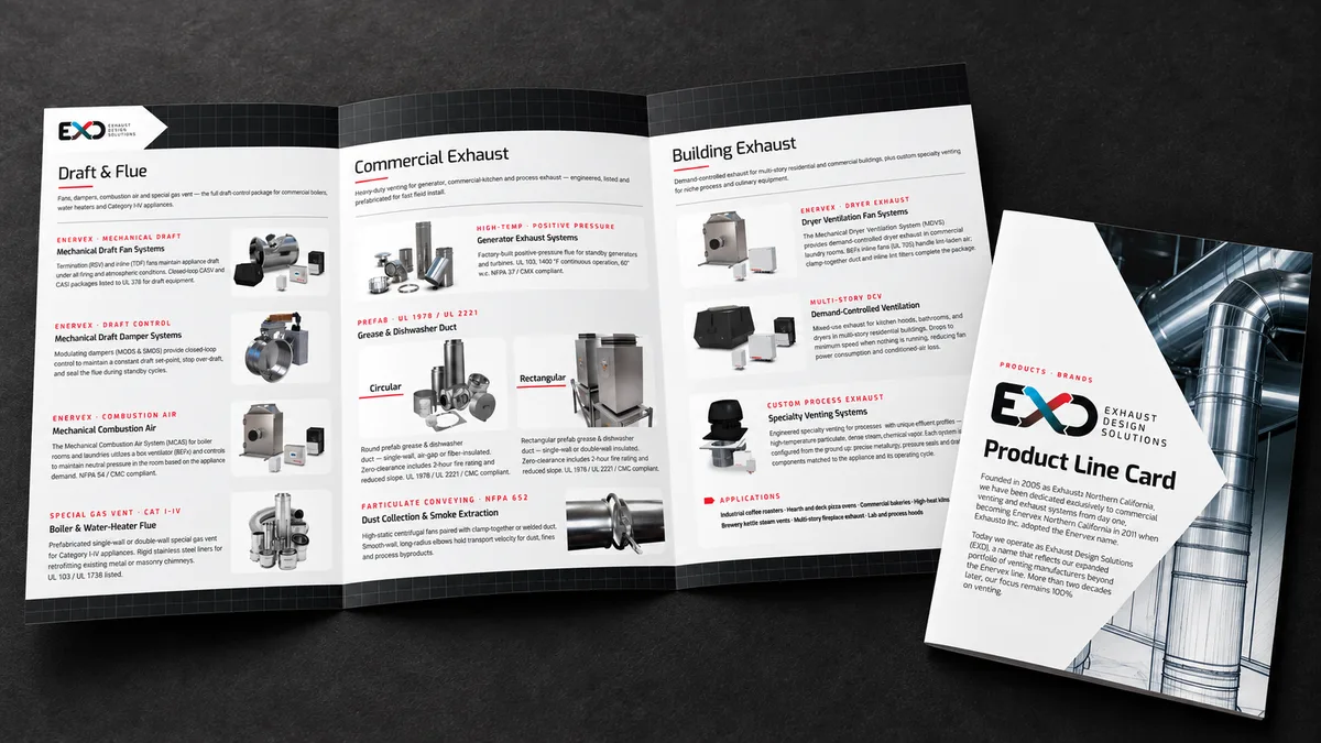 EXD Solutions: EXD Solutions Product Line Card