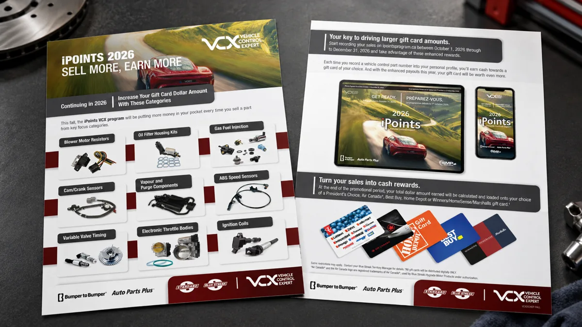 VCX · Standard · Blue Streak: iPoints 2026 Promo Flyer