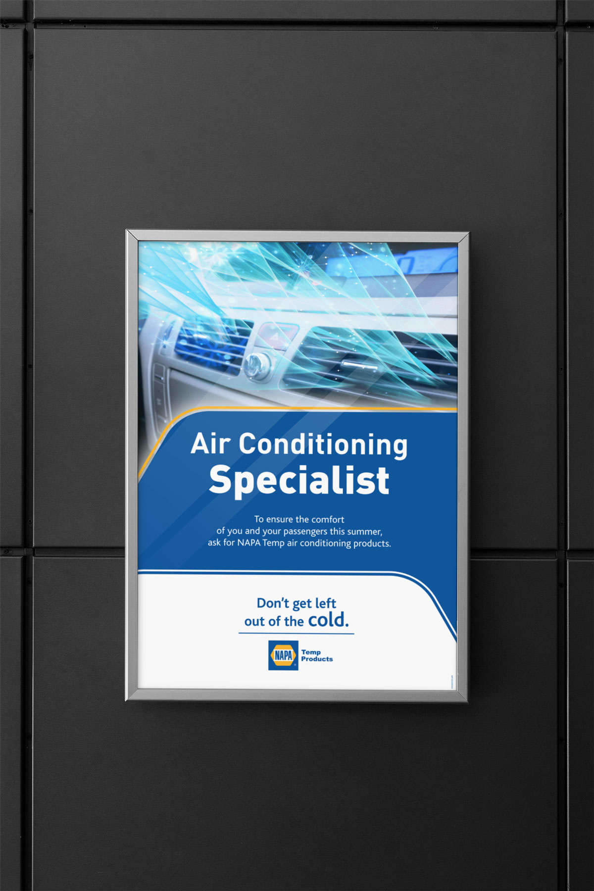 NAPA Temp Products: NAPA Temp Air Conditioning Poster