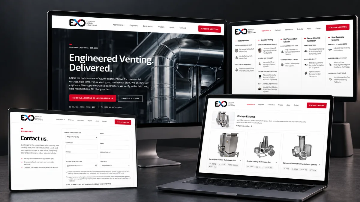 EXD Solutions: EXD Solutions Website