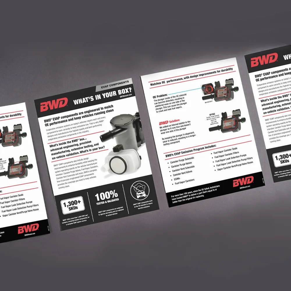 BWD: BWD EVAP Components: What's In Your Box