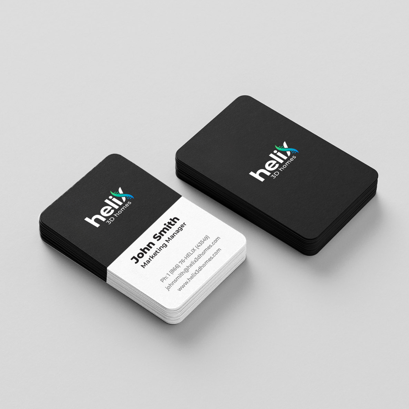 Helix 3D Homes: Helix 3D Homes Business Cards